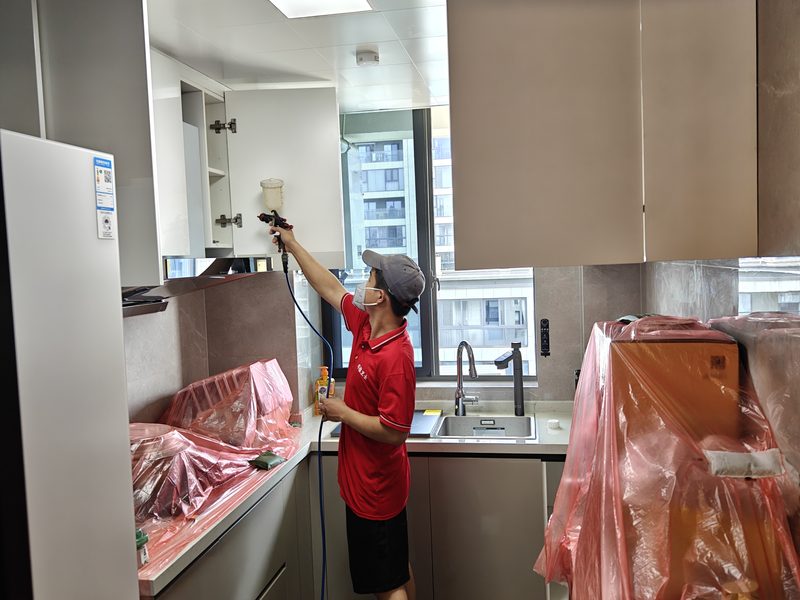 和穗环保室内空气治理施工现场实拍