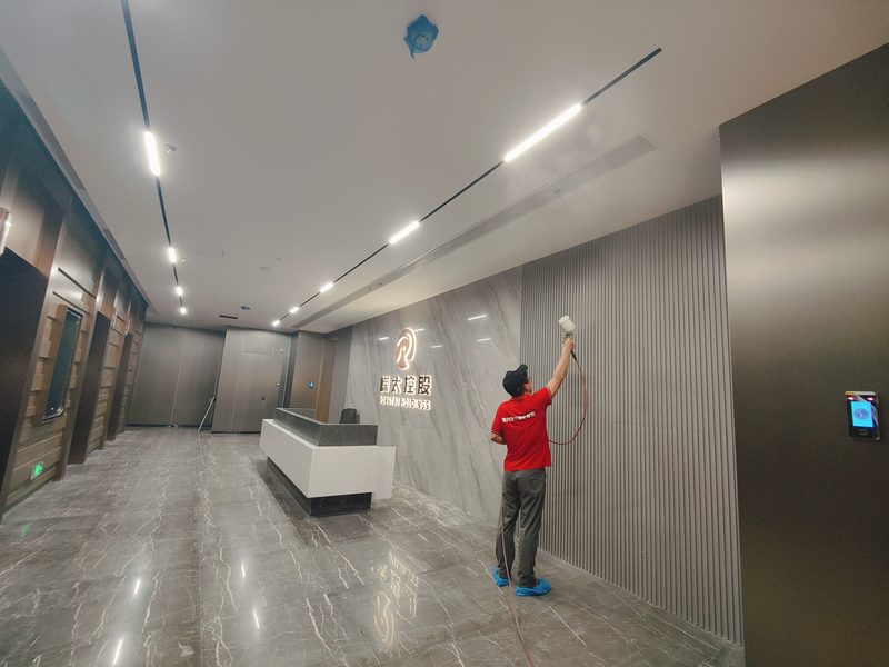 和穗环保室内空气治理施工现场实拍
